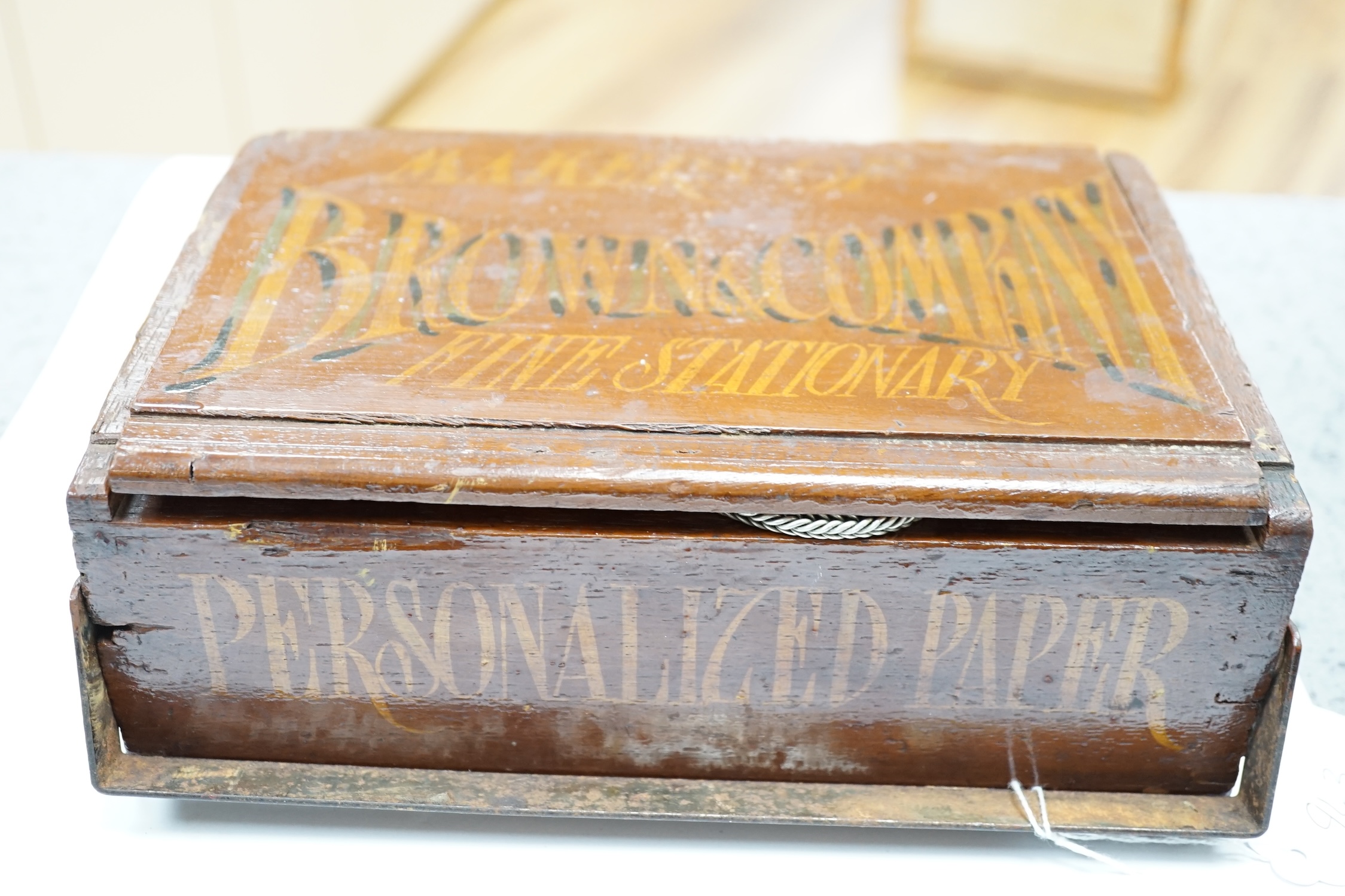 A small quantity of assorted mainly white metal and 925 jewellery including a bangle, necklaces, chains etc., housed in a wooden box. Condition - poor to fair to good